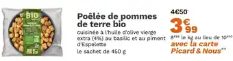 Picard Poêlée de pommes de terre bio offre