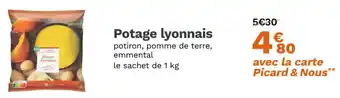 Picard Potage lyonnais offre