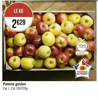 Casino Supermarchés Pomme golden offre