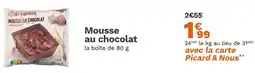 Picard Mousse au chocolat offre