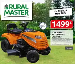 Rural Master Tondeuse autoportée lt 3598 gm offre