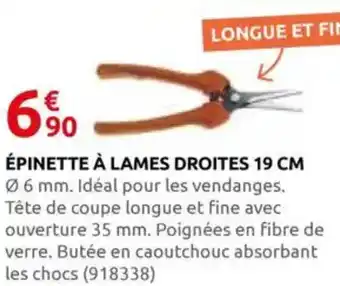 Rural Master Épinette à lames droites offre