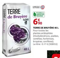 Rural Master Terre de bruyère offre