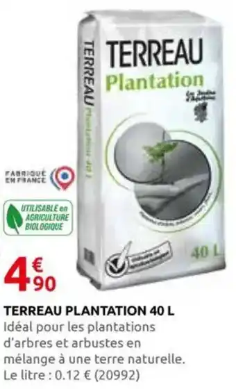 Rural Master Terreau plantation offre