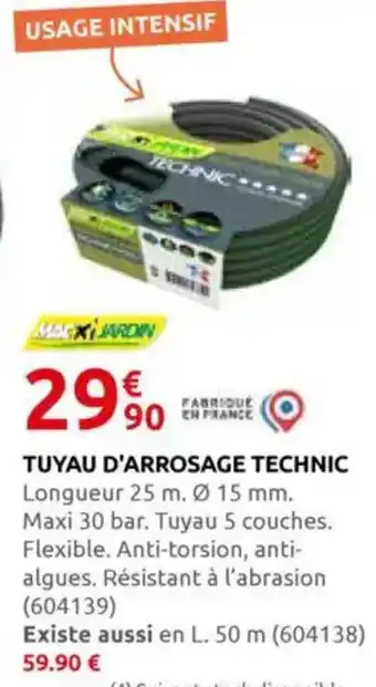 Rural Master Tuyau d'arrosage technic offre