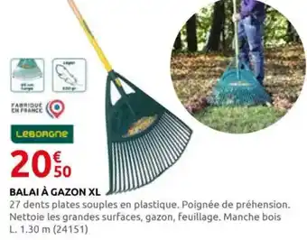 Rural Master Balai à gazon XL offre