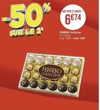 Casino Supermarchés Ferrero Collection offre