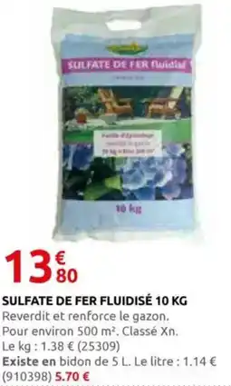 Rural Master Sulfate de fer fluidisé offre