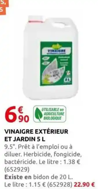 Rural Master Vinaigre extérieur et jardin offre