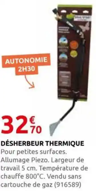 Rural Master Désherbeur thermique offre