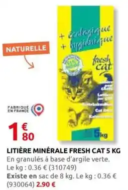 Rural Master Litière minérale fresh cat offre