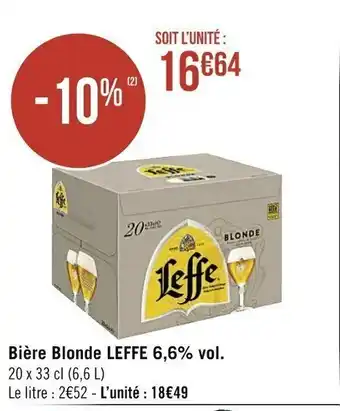 Bière Blonde Leffe