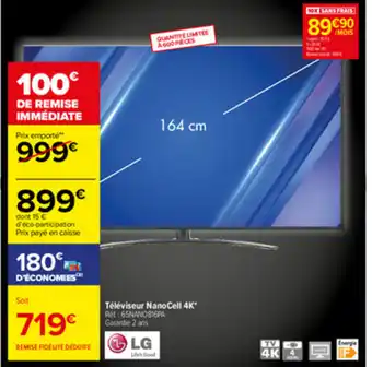 Téléviseur NanoCell 4K
