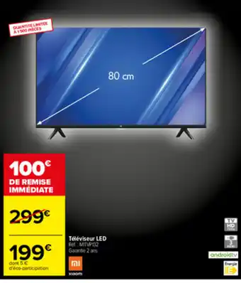 Carrefour Téléviseur LED offre