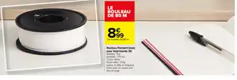 Carrefour Rouleau Filament Blanc offre