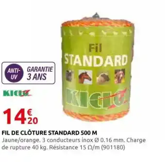 Rural Master Fil de clôture standard 500 m offre