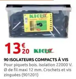 Rural Master 90 isolateurs compacts à vis offre