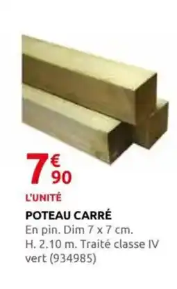 Rural Master Poteau carré offre