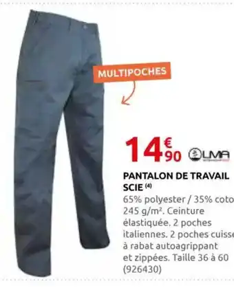 Rural Master Pantalon de travail scie offre