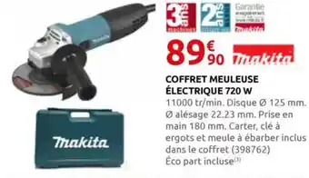 Rural Master MAKITA Coffret meuleuse électrique 720 w offre