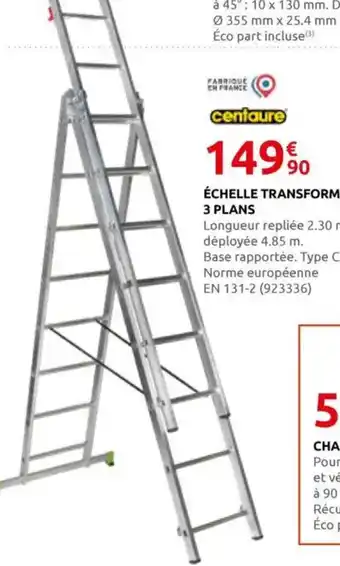 Rural Master Échelle transformable 3 plans offre