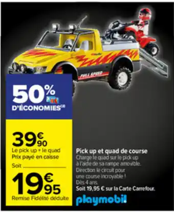 Carrefour Pick Up Et Quad de Course offre