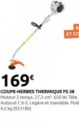 Rural Master Coupe-herbes thermique fs 38 offre