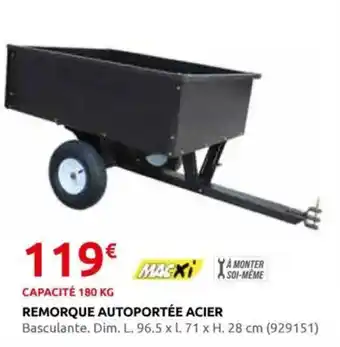 Rural Master Remorque autoportée acier offre