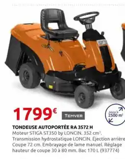 Rural Master Tondeuse autoportée ra 3572 h offre