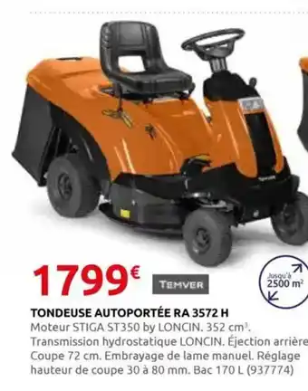 Rural Master Tondeuse autoportée ra 3572 h offre