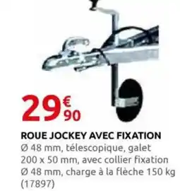 Rural Master Roue jockey avec fixation offre