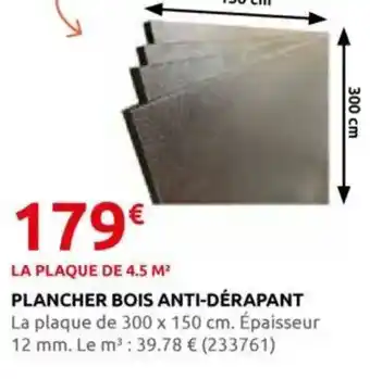 Rural Master Plancher bois anti-dérapant offre