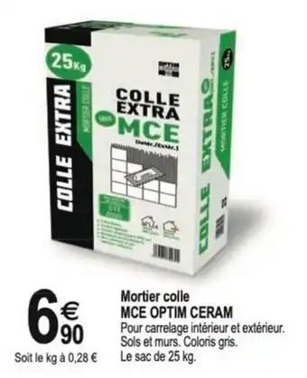 Tridôme Mortier colle mce optim ceram offre