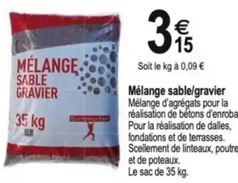 Tridôme Mélange sable/gravier offre