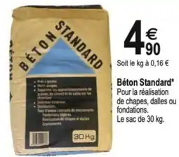 Tridôme Béton Standard offre