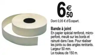 Tridôme Bande à joint offre