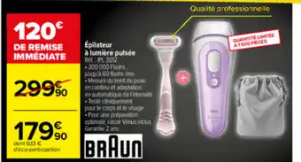Carrefour Épilateur à Lumière Pulsée offre