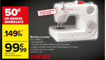 Carrefour Machine à Coudre offre