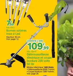 Provence Outillage Débroussailleuse électrique et coupe bordure 230 volts 50 Hz offre