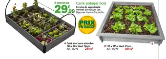 Provence Outillage Carré potager bois offre