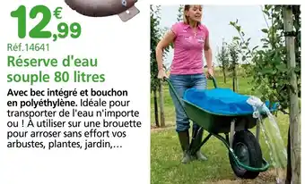 Provence Outillage Réserve d'eau souple offre