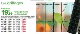 Provence Outillage WERKA PRO Grillage maille rectangulaire offre