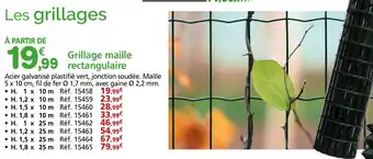 Provence Outillage WERKA PRO Grillage maille rectangulaire offre