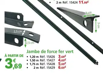 Provence Outillage Jambe de force fer vert offre