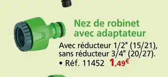 Provence Outillage Nez de robinet avec adaptateur offre