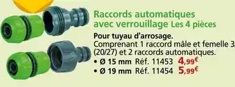 Provence Outillage Raccords automatiques avec verrouillage offre