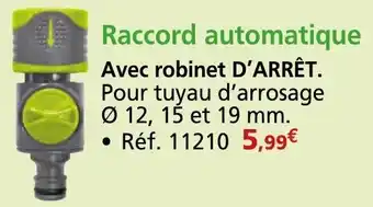 Provence Outillage Raccord automatique offre