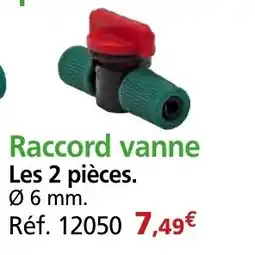 Provence Outillage Raccord vanne offre