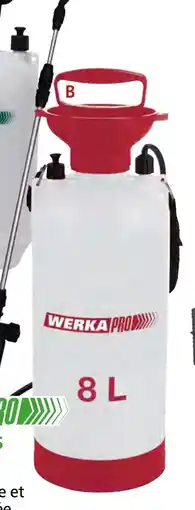 Provence Outillage WERKA PRO Pour produits agressifs, avec lance aluminum et buse réglable. offre