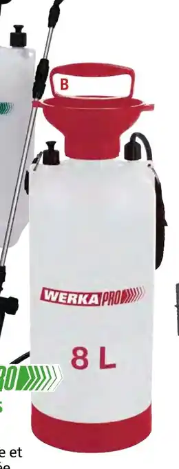 Provence Outillage WERKA PRO Pour produits agressifs, avec lance aluminum et buse réglable. offre